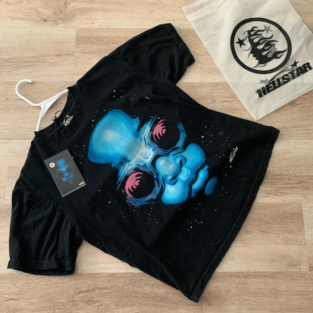 Helstar Black and Blue Graphic Men's Tee